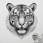 Tattoo sketch tiger’s eye, ink illustration f… – tattoo sketch (№1757071465_0, 05.09.2025 11:24) — tattoovalue.net