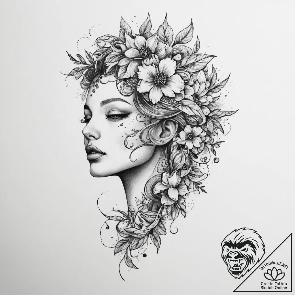Tattoo sketch breath - tattoo sketch (№1757072073_0, 05.09.2025 11:34) — tattoovalue.net