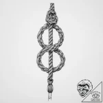 Tattoo sketch rope – tattoo sketch (№1757073065_0, 05.09.2025 11:51) — tattoovalue.net