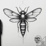 Tattoo sketch firefly, tattoo flash sheet des… – tattoo sketch (№1757073262_0, 05.09.2025 11:54) — tattoovalue.net