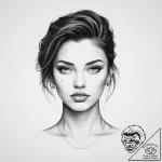 Tattoo sketch realism и blackwork портрет – tattoo sketch (№1757075257_0, 05.09.2025 12:27) — tattoovalue.net
