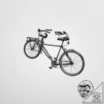 Tattoo sketch e.t. bicycle silhouette – tattoo sketch (№1757076258_0, 05.09.2025 12:44) — tattoovalue.net