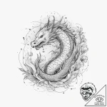 Tattoo sketch constellation stars, artistic t… – tattoo sketch (№1757077051_0, 05.09.2025 12:57) — tattoovalue.net
