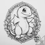Tattoo sketch pokemon charmander, tattoo draw… – tattoo sketch (№1757077838_0, 05.09.2025 13:10) — tattoovalue.net