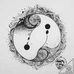 Tattoo sketch yin and yang, tattoo flash shee… – tattoo sketch (№1757079021_0, 05.09.2025 13:30) — tattoovalue.net