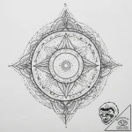 Tattoo sketch cosmic narrative, tattoo drawin… – tattoo sketch (№1757080266_0, 05.09.2025 13:51) — tattoovalue.net