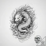 Tattoo sketch arm, ink illustration for tatto… – tattoo sketch (№1757081862_0, 05.09.2025 14:17) — tattoovalue.net