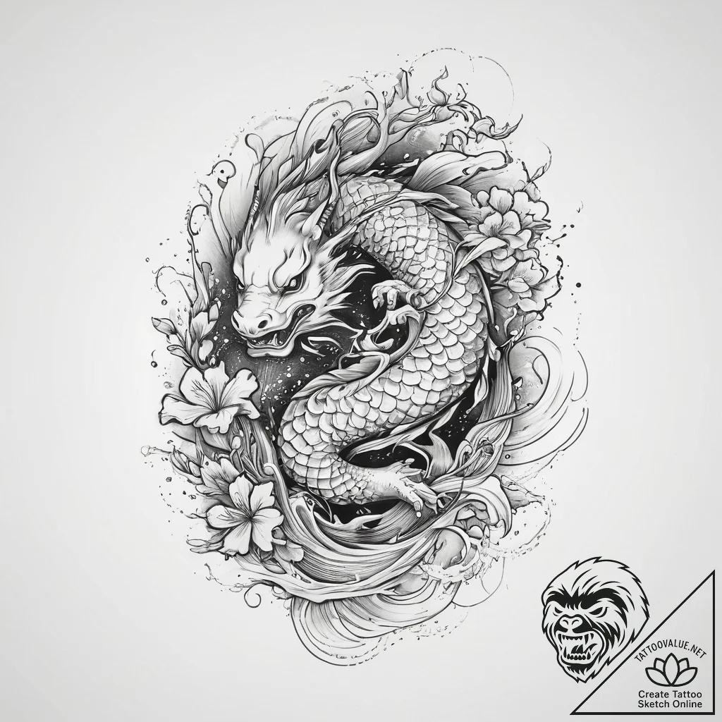 Tattoo sketch arm, ink illustration for tatto... - tattoo sketch (№1757081862_0, 05.09.2025 14:17) — tattoovalue.net