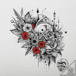 Tattoo sketch gray, tattoo flash sheet design… – tattoo sketch (№1757082872_0, 05.09.2025 14:34) — tattoovalue.net