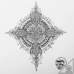 Tattoo sketch holy bliss – tattoo sketch (№1757083081_0, 05.09.2025 14:38) — tattoovalue.net