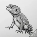 Tattoo sketch bearded dragon, tattoo drawing… – tattoo sketch (№1757084894_0, 05.09.2025 15:08) — tattoovalue.net