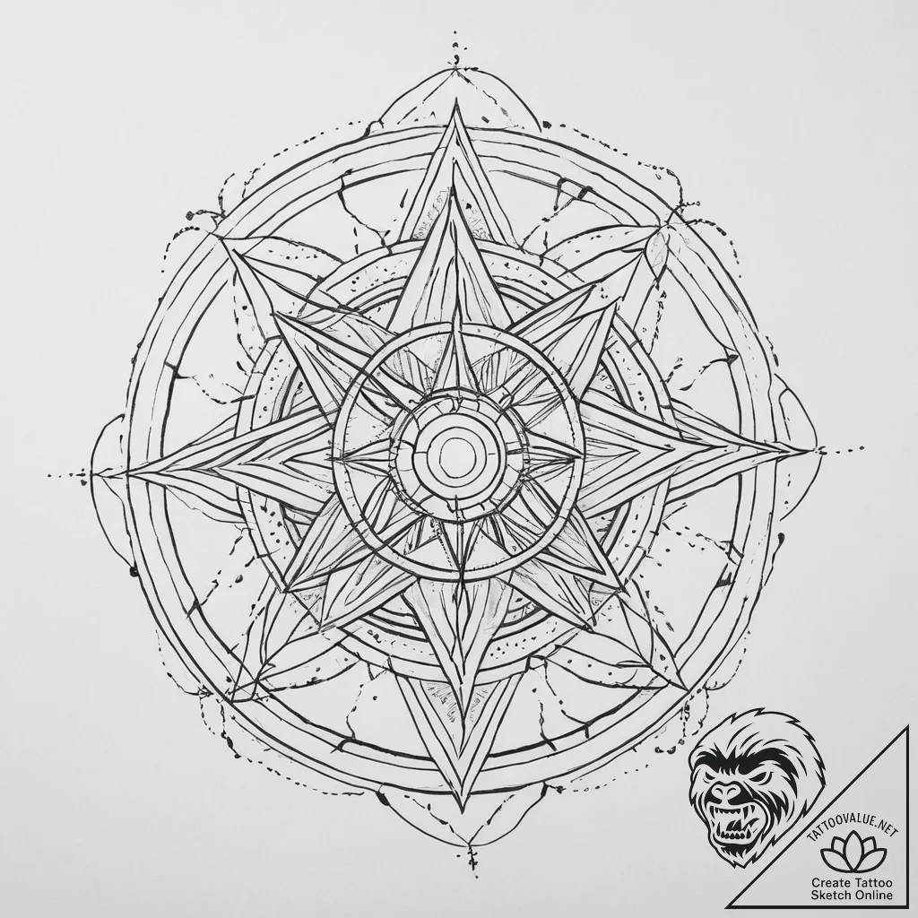 Tattoo sketch celestial constellation, tattoo... - tattoo sketch (№1757085510_0, 05.09.2025 15:18) — tattoovalue.net