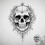 Tattoo sketch death – tattoo sketch (№1757086725_0, 05.09.2025 15:38) — tattoovalue.net