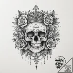 Tattoo sketch tiara tattoo, tattoo line art,… – tattoo sketch (№1757089755_0, 05.09.2025 16:29) — tattoovalue.net