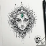 Tattoo sketch jade, concept art for tattoo, m… – tattoo sketch (№1757098995_0, 05.09.2025 19:03) — tattoovalue.net