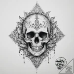 Tattoo sketch hieroglyphic symbol for “death”… – tattoo sketch (№1757099396_0, 05.09.2025 19:09) — tattoovalue.net
