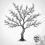 Tattoo sketch cherry blossom tree silhouette,… – tattoo sketch (№1757099601_0, 05.09.2025 19:13) — tattoovalue.net