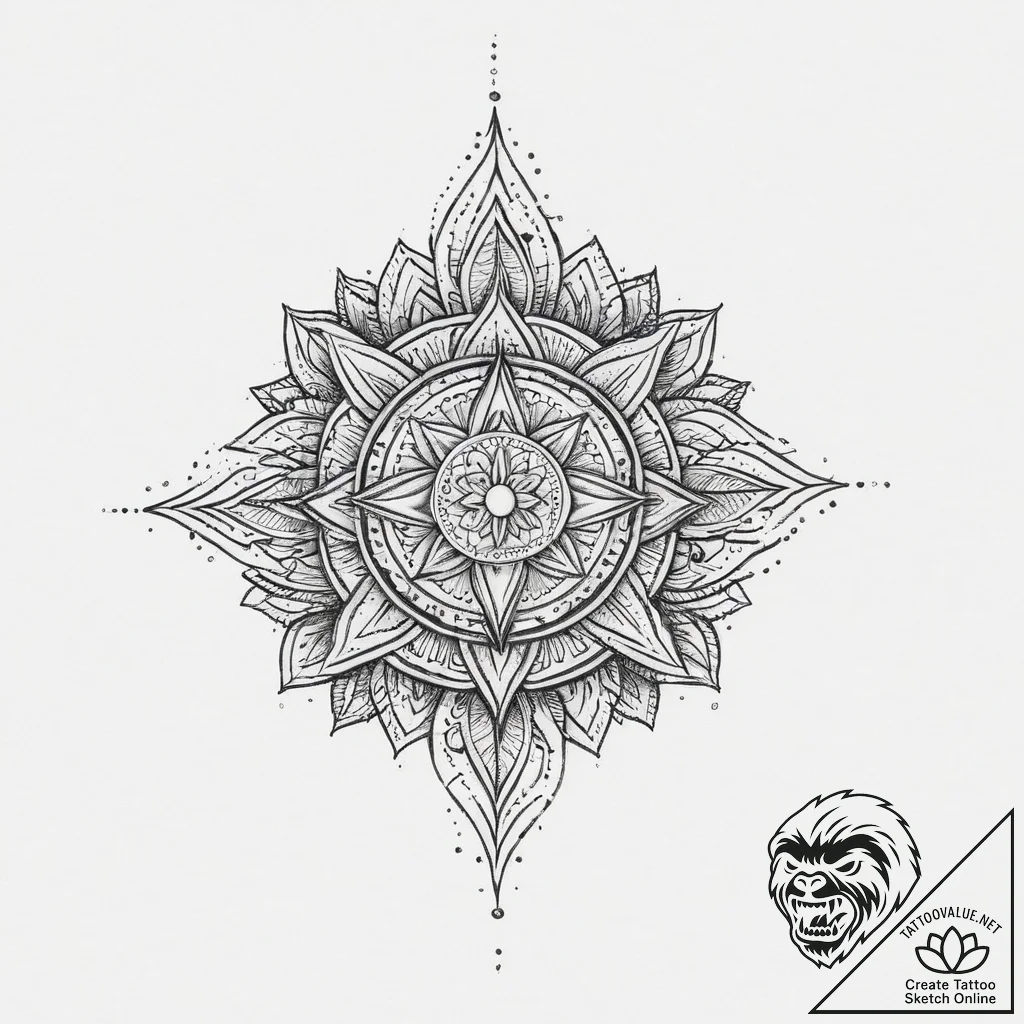 Tattoo sketch sacred soul, tattoo flash sheet... - tattoo sketch (№1757101627_0, 05.09.2025 19:47) — tattoovalue.net