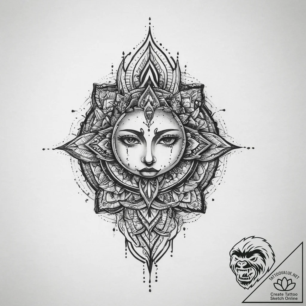 Tattoo sketch dark, tattoo flash sheet design... - tattoo sketch (№1757102226_0, 05.09.2025 19:57) — tattoovalue.net