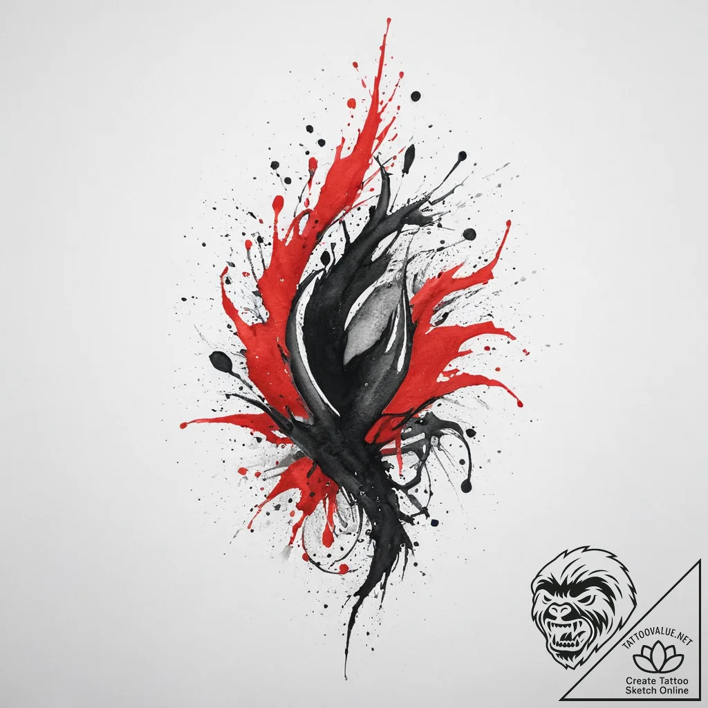 Tattoo sketch onyx, ink illustration for tatt... - tattoo sketch (№1757103426_0, 05.09.2025 20:17) — tattoovalue.net