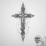 Tattoo sketch узор в виде копья, tattoo sketc… – tattoo sketch (№1757105035_0, 05.09.2025 20:43) — tattoovalue.net