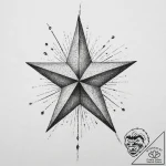 Tattoo sketch shooting star, artistic tattoo… – tattoo sketch (№1757105234_0, 05.09.2025 20:47) — tattoovalue.net