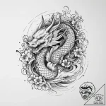 Tattoo sketch nightmare, ink illustration for… – tattoo sketch (№1757105632_0, 05.09.2025 20:53) — tattoovalue.net