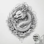 Tattoo sketch a symbolic object, tattoo flash… – tattoo sketch (№1757107030_0, 05.09.2025 21:17) — tattoovalue.net