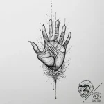 Tattoo sketch a symbolic emotion, tattoo draw… – tattoo sketch (№1757107228_0, 05.09.2025 21:20) — tattoovalue.net