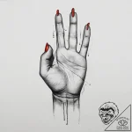 Tattoo sketch hands with a pen, tattoo sketch… – tattoo sketch (№1757109435_0, 05.09.2025 21:57) — tattoovalue.net