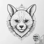 Tattoo sketch cute animal face, tattoo drawin… – tattoo sketch (№1757110036_0, 05.09.2025 22:07) — tattoovalue.net