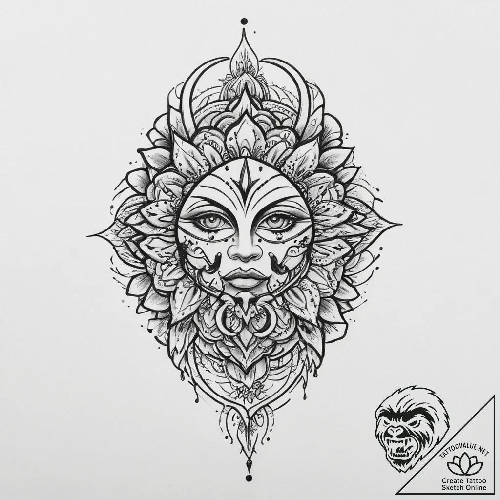 Tattoo sketch soul, tattoo flash sheet design... - tattoo sketch (№1757113459_0, 05.09.2025 23:04) — tattoovalue.net