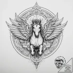 Tattoo sketch pegasus tattoo, tattoo drawing… – tattoo sketch (№1757120090_0, 06.09.2025 00:54) — tattoovalue.net