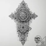 Tattoo sketch soldier with a lock, tattoo ske… – tattoo sketch (№1757121093_0, 06.09.2025 01:11) — tattoovalue.net