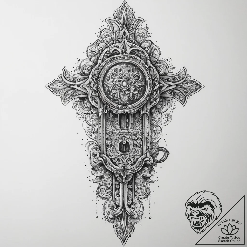 Tattoo sketch soldier with a lock, tattoo ske... - tattoo sketch (№1757121093_0, 06.09.2025 01:11) — tattoovalue.net