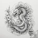 Tattoo sketch needle, artistic tattoo sketch,… – tattoo sketch (№1757122909_0, 06.09.2025 01:41) — tattoovalue.net