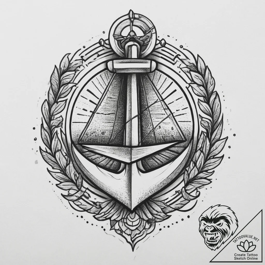 Tattoo sketch copper, tattoo sketch design, b... - tattoo sketch (№1757124713_0, 06.09.2025 02:11) — tattoovalue.net