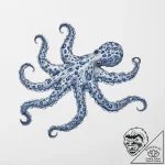 Tattoo sketch blue-ringed octopus – tattoo sketch (№1757126312_0, 06.09.2025 02:38) — tattoovalue.net