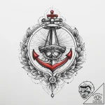 Tattoo sketch mystical self, concept art for… – tattoo sketch (№1757129663_0, 06.09.2025 03:34) — tattoovalue.net
