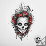 Tattoo sketch “born to suffer”, tattoo sketch… – tattoo sketch (№1757131824_0, 06.09.2025 04:10) — tattoovalue.net