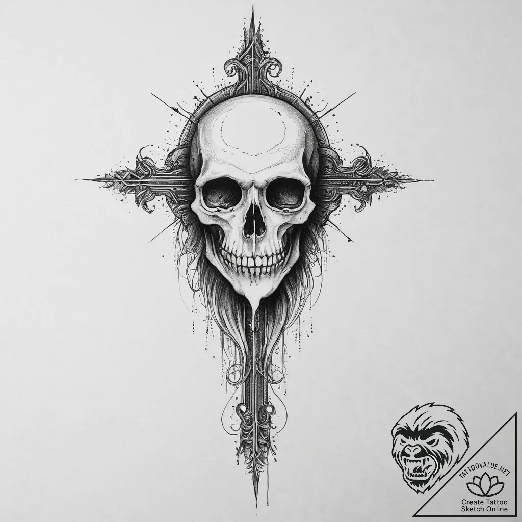 Tattoo sketch ghost, artistic tattoo sketch,... - tattoo sketch (№1757132417_0, 06.09.2025 04:20) — tattoovalue.net