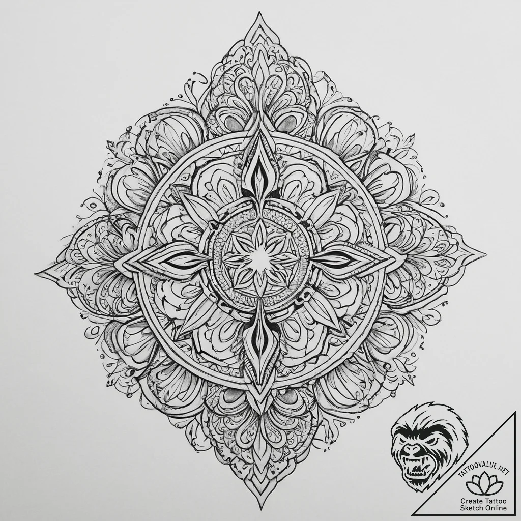 Tattoo sketch obsidian, tattoo line art, roug... - tattoo sketch (№1757133003_0, 06.09.2025 04:30) — tattoovalue.net