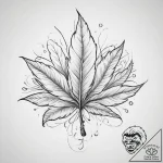 Tattoo sketch узор в виде листа, ink illustra… – tattoo sketch (№1757134576_0, 06.09.2025 04:56) — tattoovalue.net
