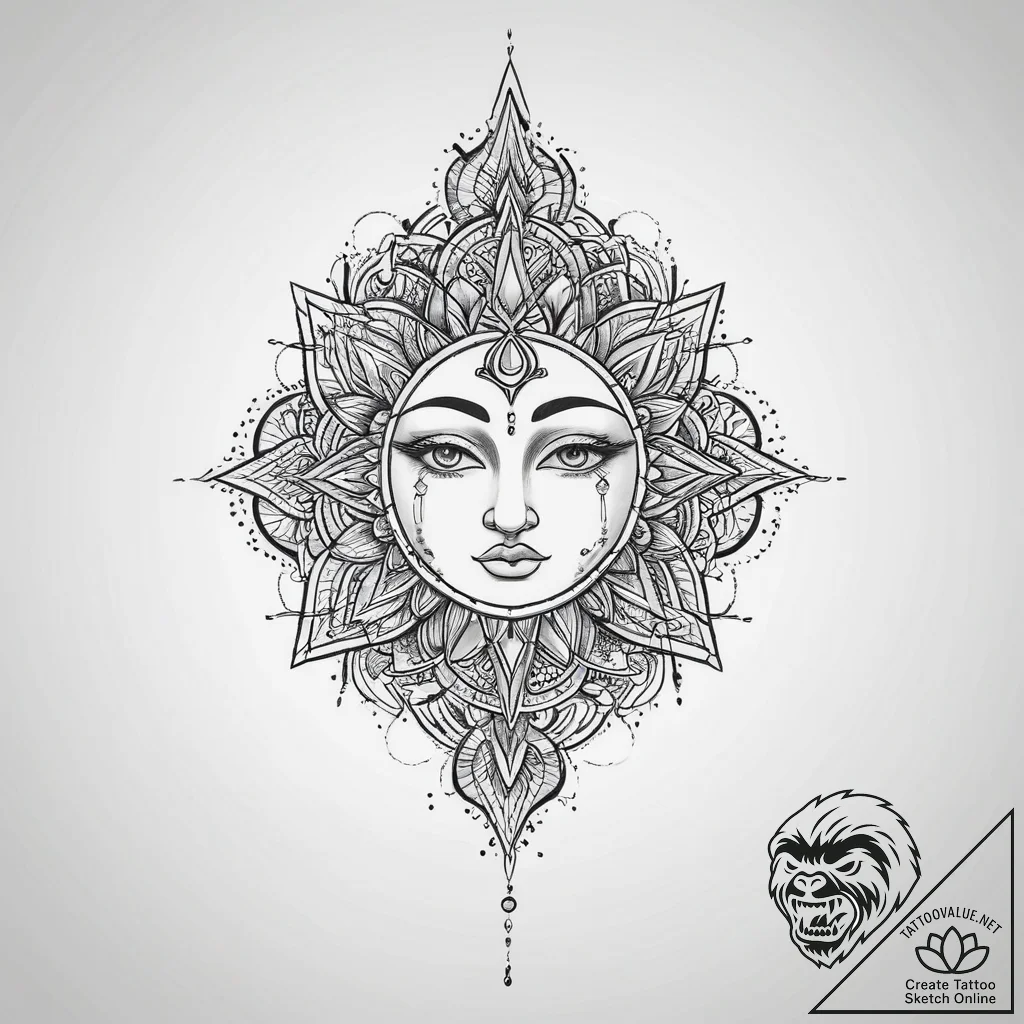 Tattoo sketch sacred identity, tattoo sketch... - tattoo sketch (№1757135556_0, 06.09.2025 05:12) — tattoovalue.net