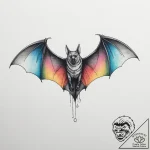Tattoo sketch bat, artistic tattoo sketch, vi… – tattoo sketch (№1757138104_0, 06.09.2025 05:55) — tattoovalue.net