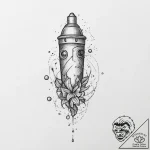 Tattoo sketch space, artistic tattoo sketch,… – tattoo sketch (№1757138496_0, 06.09.2025 06:01) — tattoovalue.net
