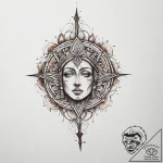 Tattoo sketch holy narrative, tattoo line art… – tattoo sketch (№1757139086_0, 06.09.2025 06:11) — tattoovalue.net