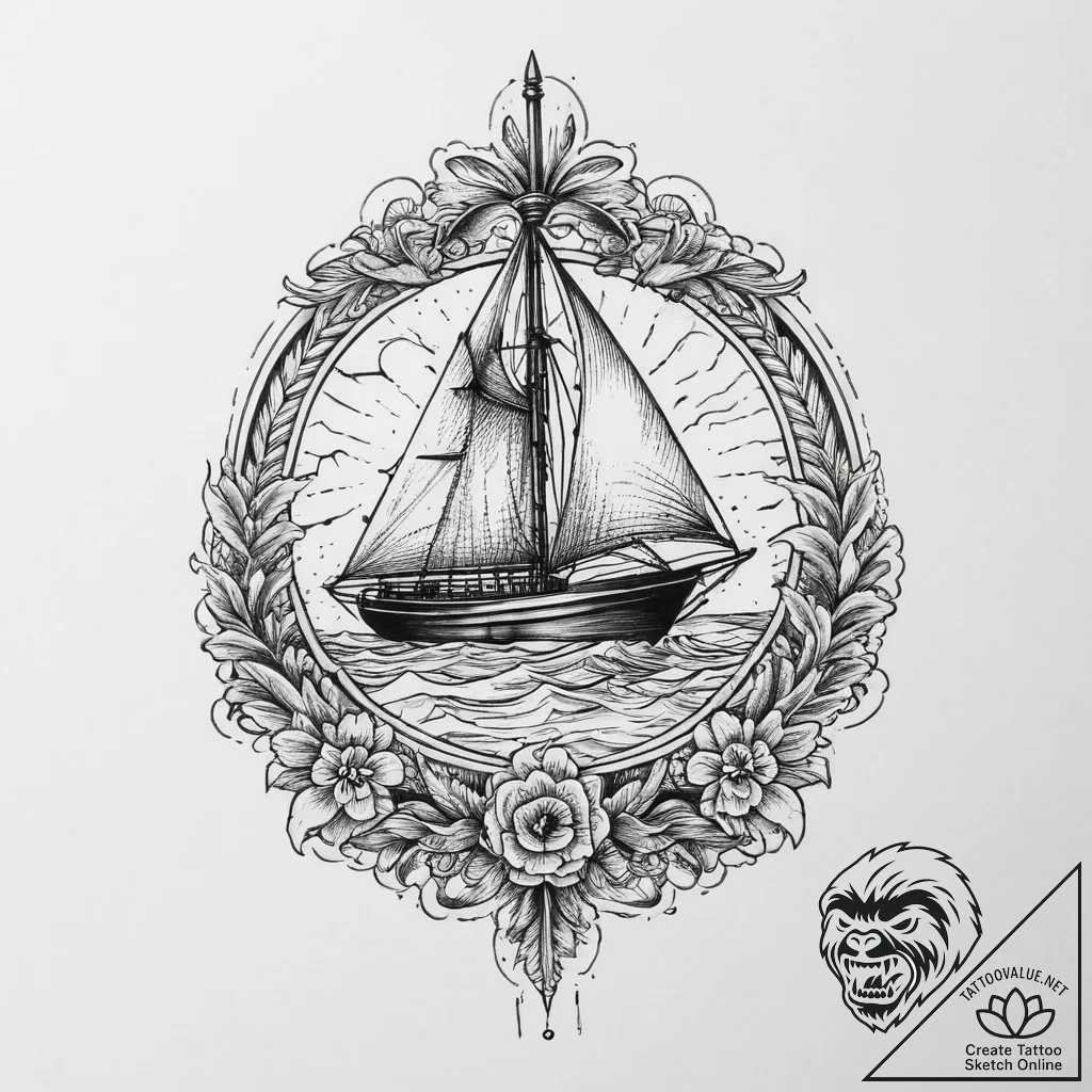 Tattoo sketch маяк, ink illustration for tatt... - tattoo sketch (№1757140266_0, 06.09.2025 06:31) — tattoovalue.net