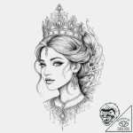 Tattoo sketch princess tattoo, tattoo sketch… – tattoo sketch (№1757140659_0, 06.09.2025 06:37) — tattoovalue.net