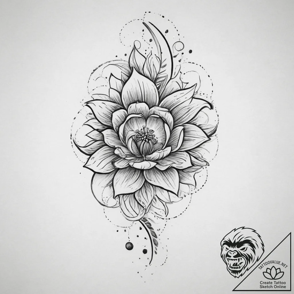Tattoo sketch clay, artistic tattoo sketch, o... - tattoo sketch (№1757141640_0, 06.09.2025 06:54) — tattoovalue.net